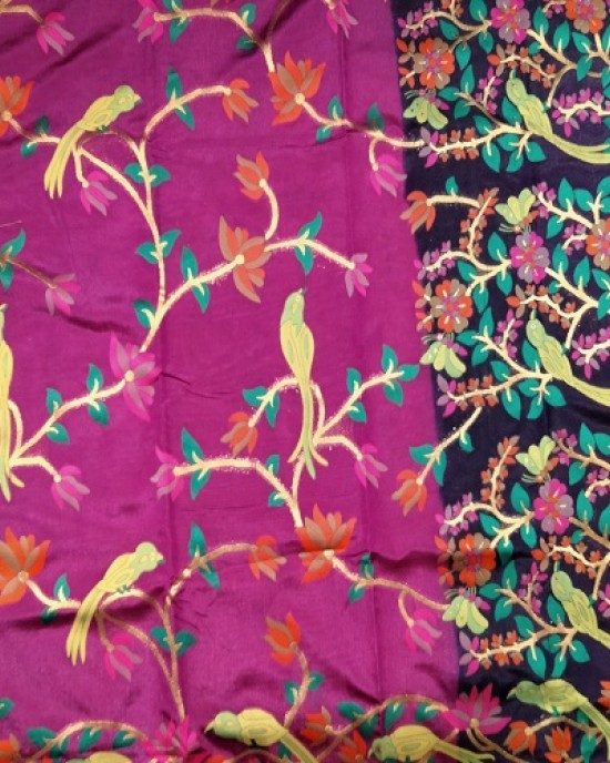 KATAN SILK FANCY SAREE